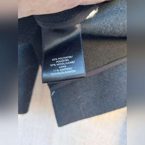 Black Ann Taylor Wool Blend Blazer Jacket - Picture 7 of 7